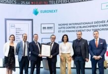 Tunisie Valeurs à l’honneur à EURONEXT pour sa certification AML 30001®