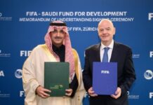 Le Fonds saoudien pour le développement et la FIFA apportent un soutien financier aux infrastructures sportives dans les pays en développement