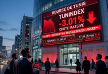 La Bourse de Tunis voit rouge : Le Tunindex franchit la zone des (-3%)… Interruption brutale des échanges